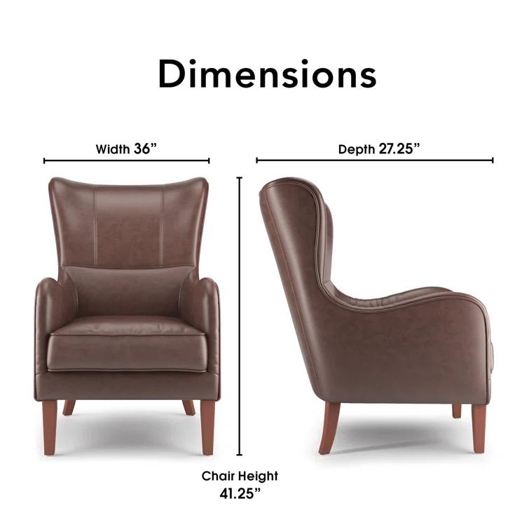 Finch Finch 36" W Wingback Chair