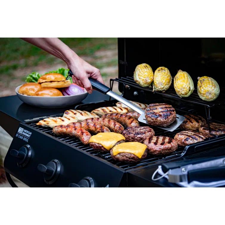 Charbroil American Gourmet 3-Burner Propane Gas Grill Cart