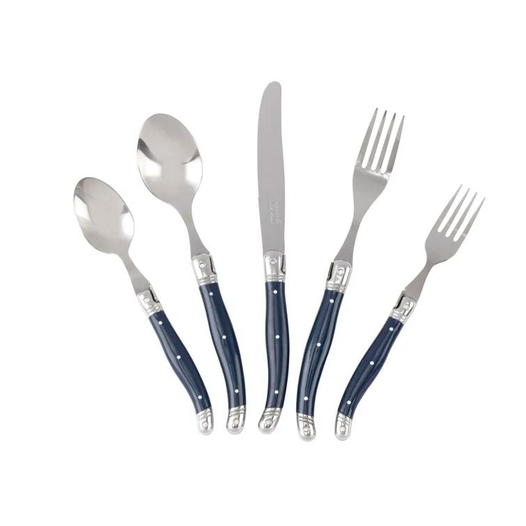 French Home French Home Laguiole 20 Piece Stainless Steel Flatware Set, Service for 4