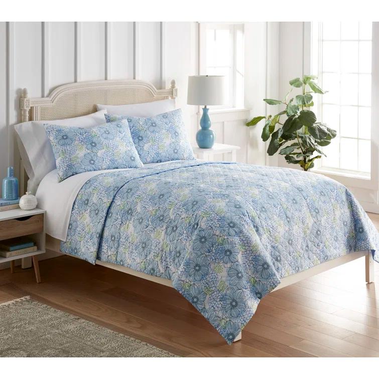 Shavel Home Products Floral Quilt Set