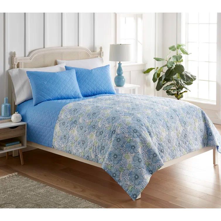 Shavel Home Products Floral Quilt Set