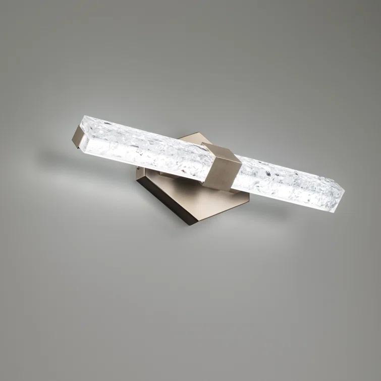 Modern Forms Regal 18" Dimmable LED Vanity Light With Crystal Shade