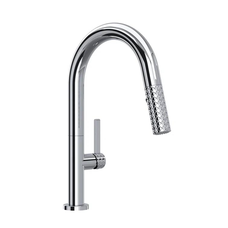 Rohl TE65D1LMAPC Tenerife Pull-Down Bar/Food Prep Kitchen Faucet