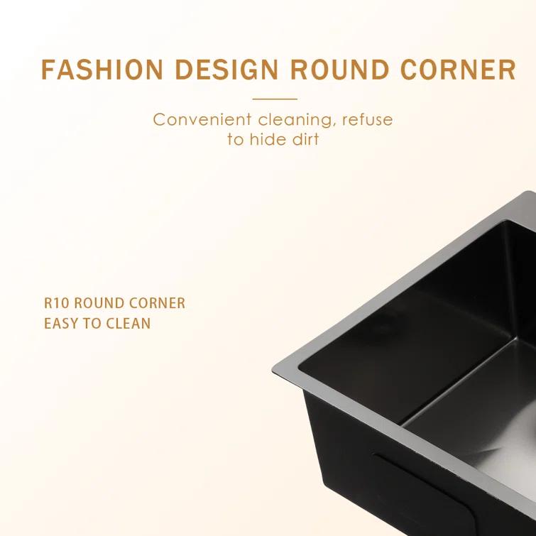 33" L x 22" W Drop-in Double Bowl 60/40 Sink 16 Gauge Stainless Steel Kitchen Sink Topmount Sink