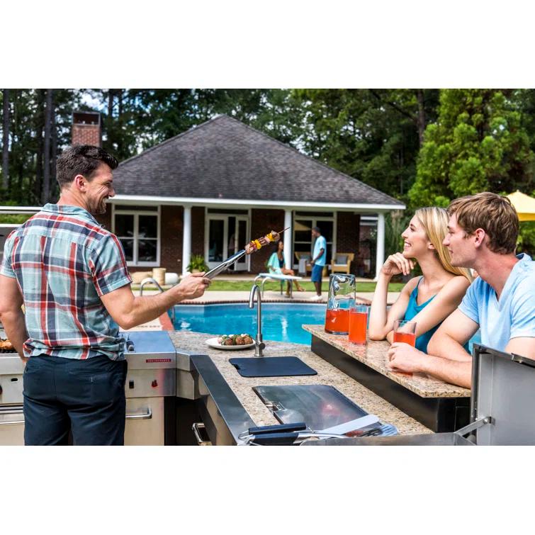 Charbroil Medallion Series Modular Outdoor Kitchen Granite Bar Top Component