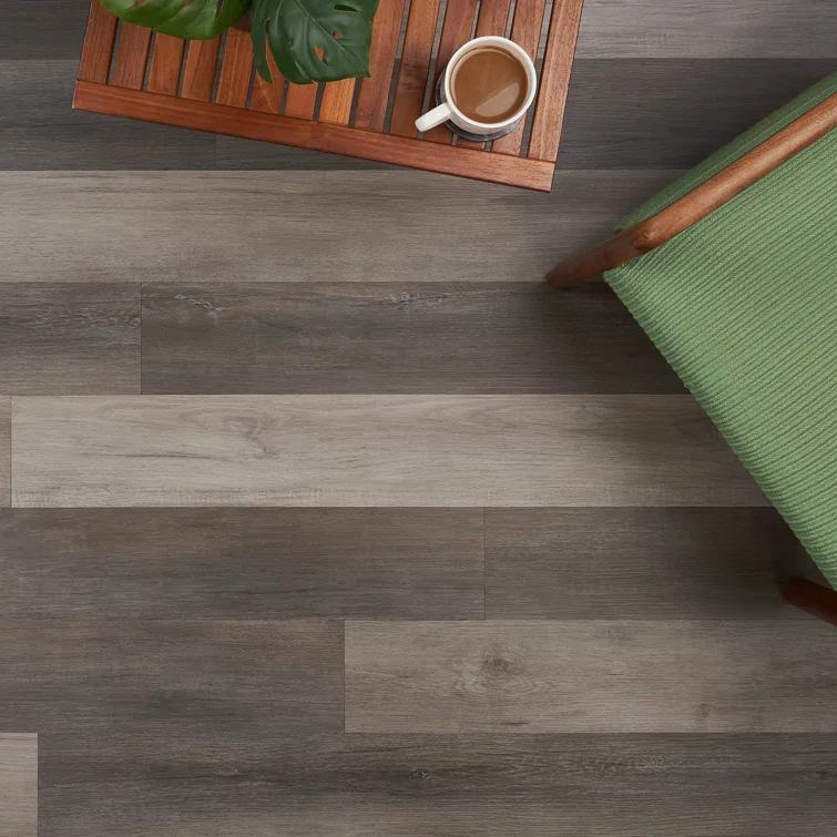 Revive 6mil Waterproof 6.3" x 48.4" Glue Down Luxury Vinyl Tile Flooring (36 Sq. Ft. / Case)