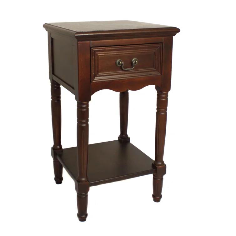 Ophelia & Co. Liscomb 15.5'' W Solid Wood Nightstand