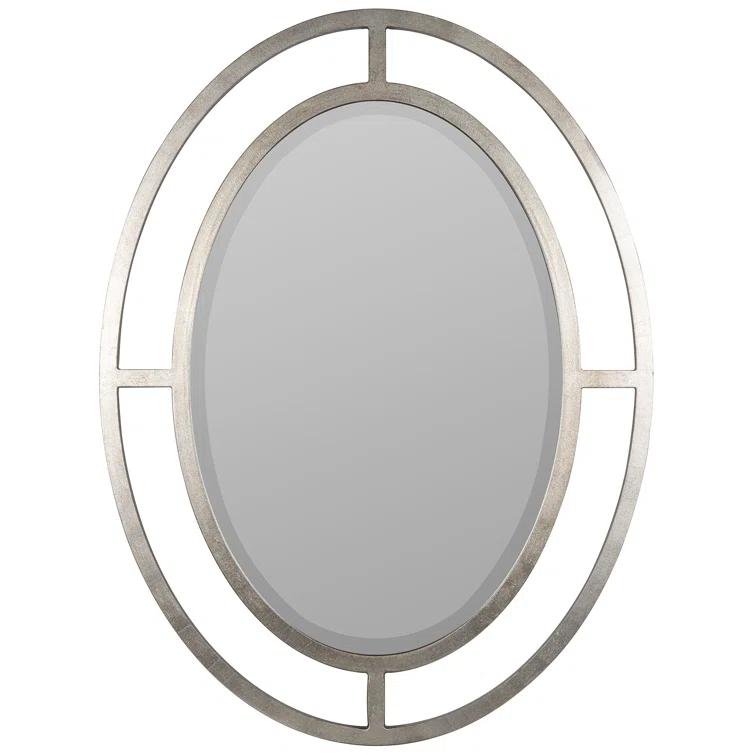 Samia Oval Mirror - Silver