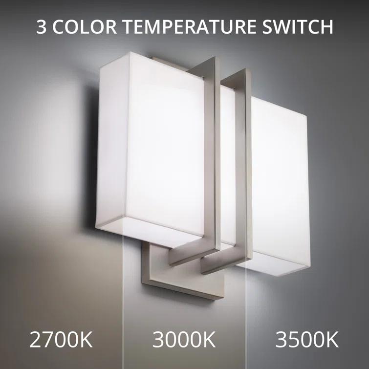 Downton Aluminum LED Flush Mounted Sconce