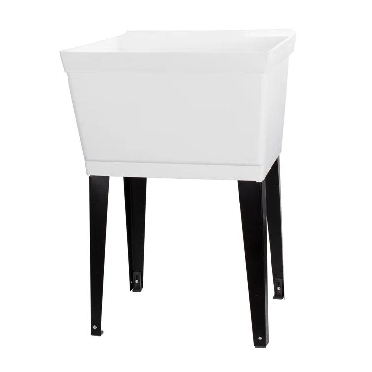 23.5'' L x 23.5'' W Free Standing Laundry Sink