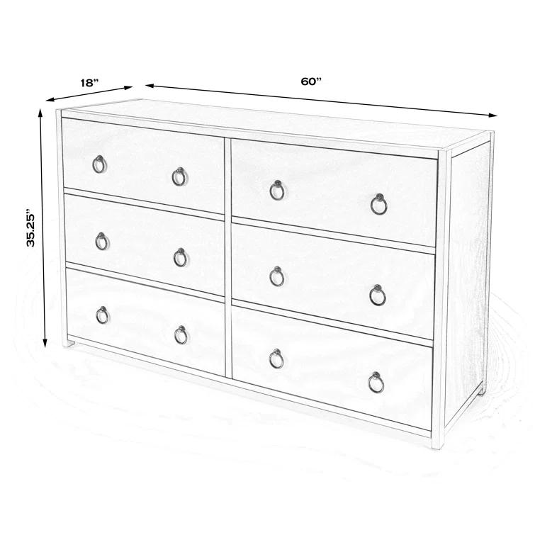 Elin 6 Drawer Dresser