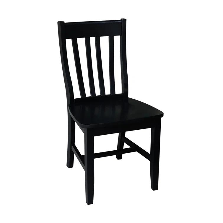 August Grove® Toby 18.5'' H Solid Wood Side Chair (Set of 2)