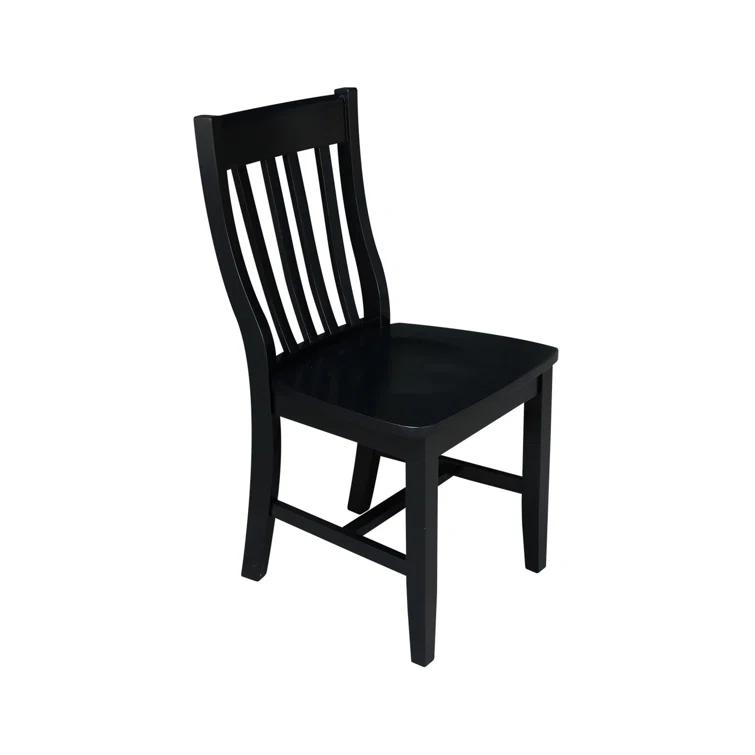 August Grove® Toby 18.5'' H Solid Wood Side Chair (Set of 2)
