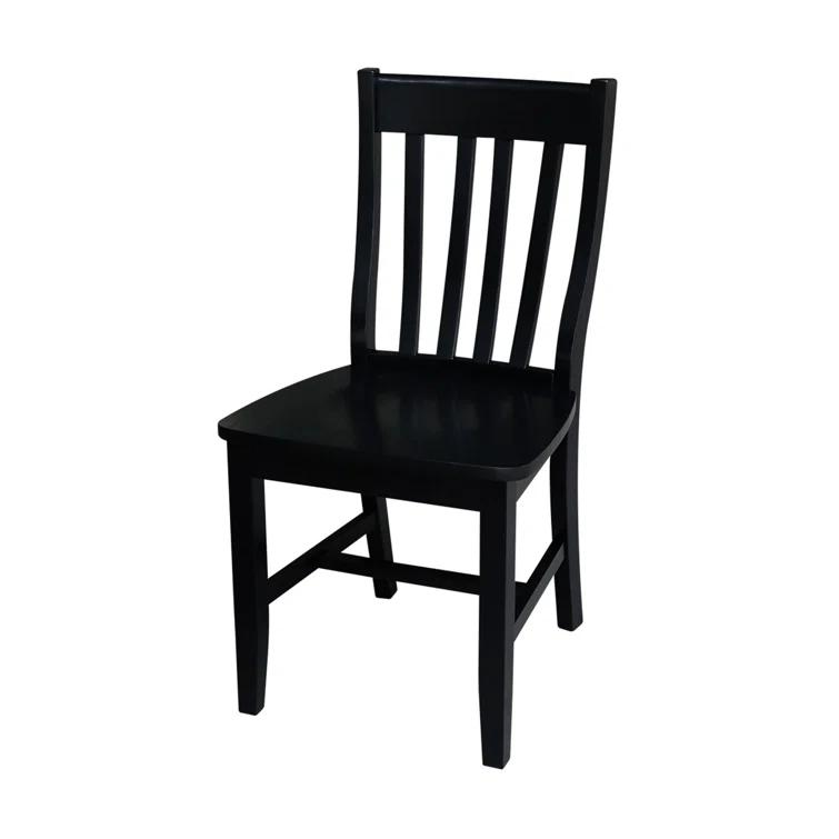 August Grove® Toby 18.5'' H Solid Wood Side Chair (Set of 2)