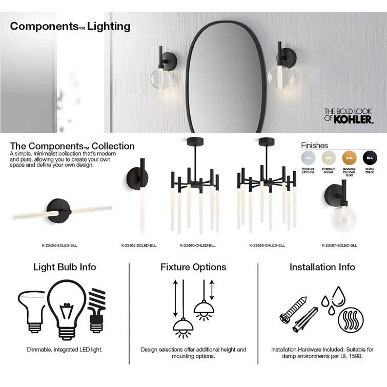 Components One-Light LED Sconce