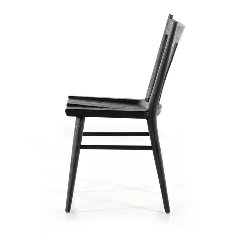Gregory Dining Chair, Black Oak