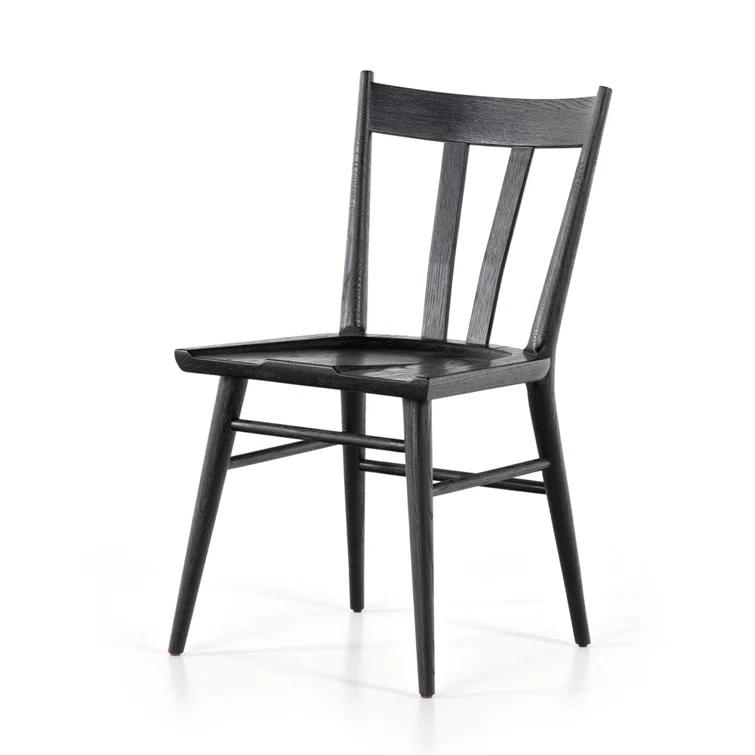 Gregory Dining Chair, Black Oak