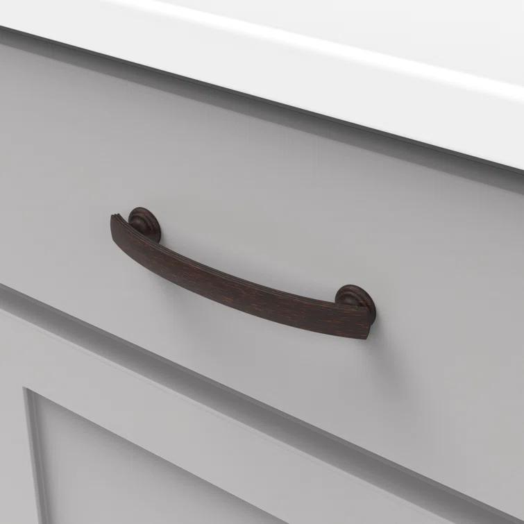 Hickory Hardware American Diner Kitchen Cabinet Handles, Solid Core Drawer Pulls for Cabinet Doors, 5-1/16" (128mm) (Set of 10)