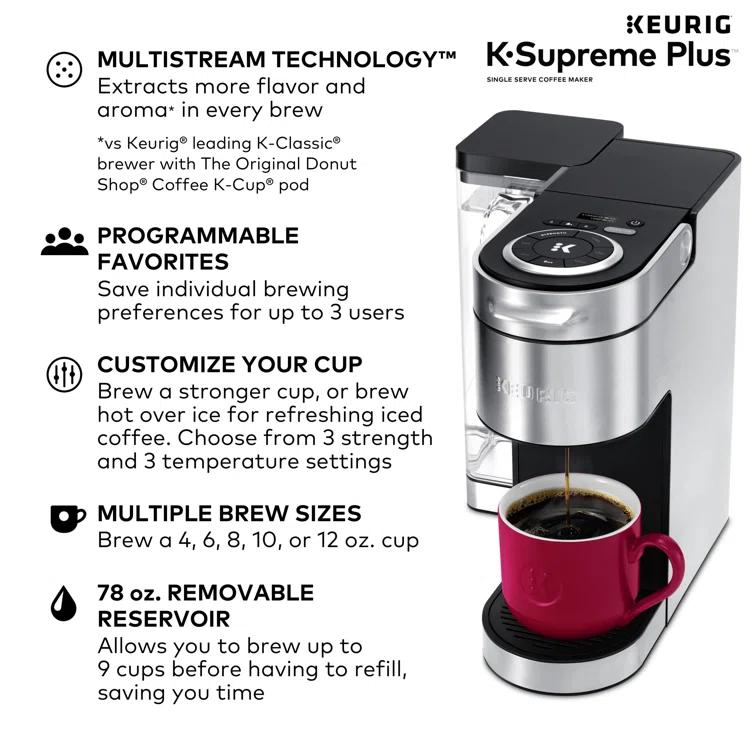 Keurig ® K-Supreme Plus ® Single Serve Coffee Maker