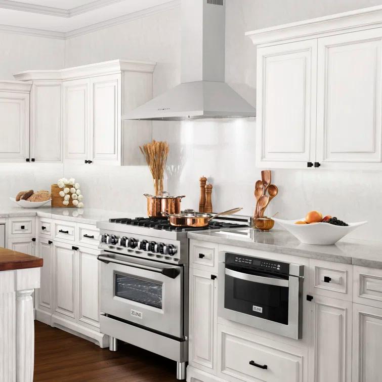 ZLINE 30 in. Convertible Vent Convertible Vent Wall Mount Range Hood in Stainless Steel (KL2-30)