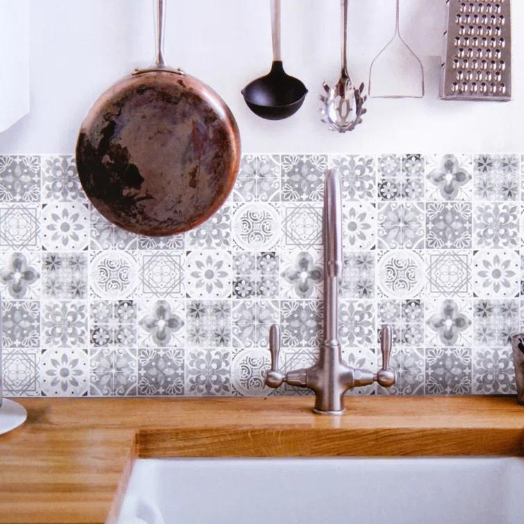 Truu 10'' W x 10'' L PVC Peel and Stick Field Tile