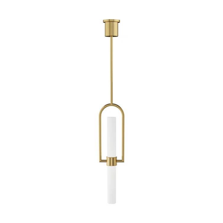 Calumn Natural Brass LED Pendant - Indoor/Outdoor Elegance
