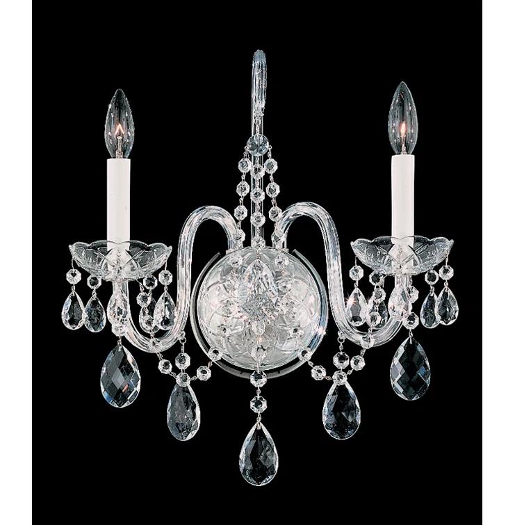 Arlington Crystal Candle Wall Light