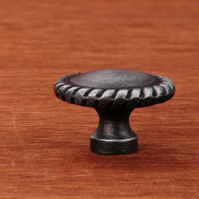 Rk International 1 1/4" Mushroom Knob with Roped Edge CK Series