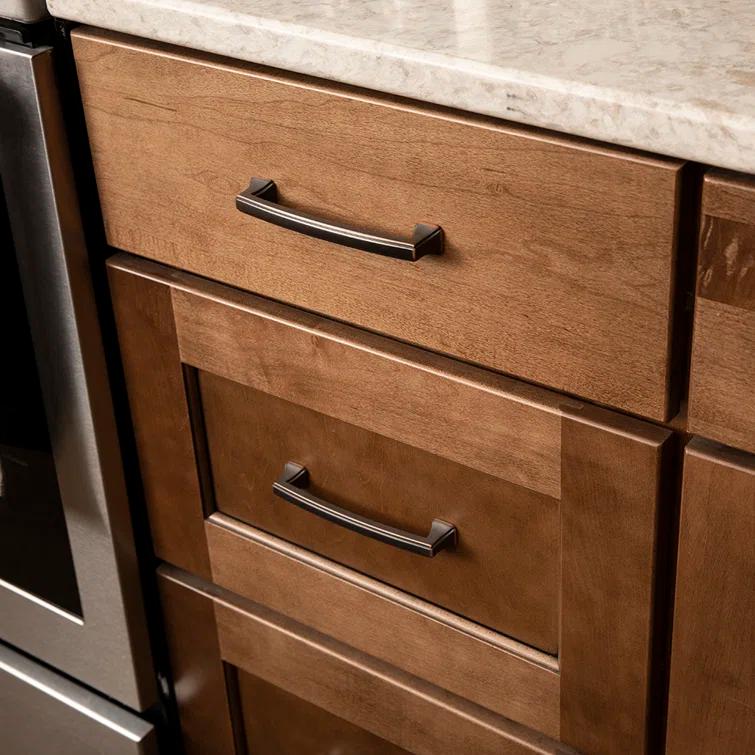 Bridges Kitchen Cabinet Handles, Solid Core Drawer Pulls for Cabinet Doors, 5 1/16" (128mm)