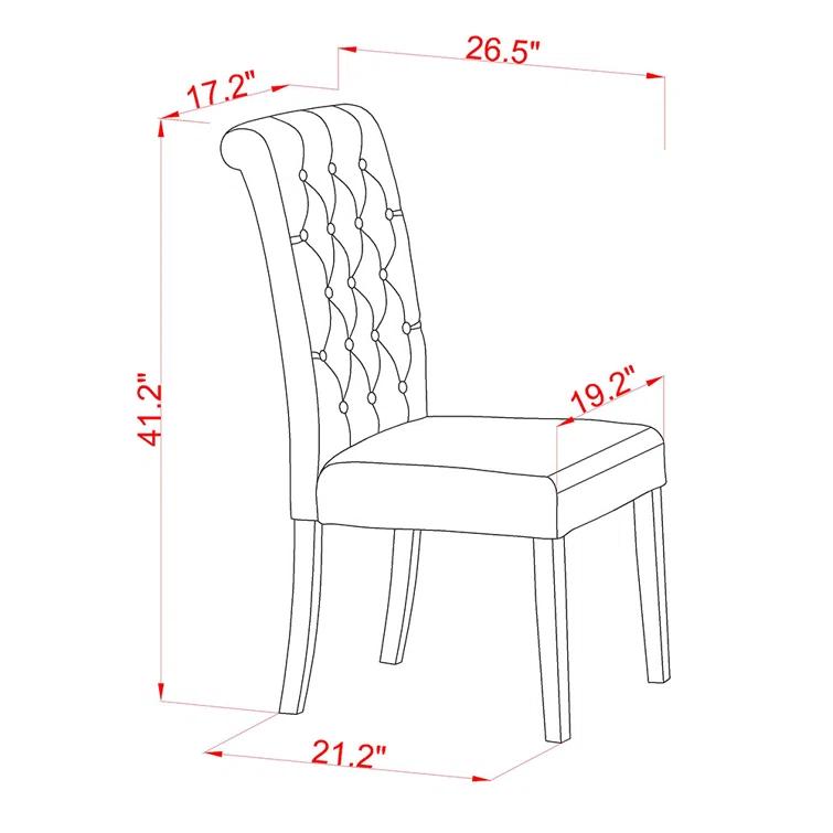 3 - Piece Solid Wood Dining Set