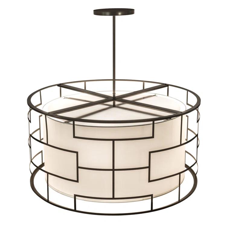 2nd Ave Lighting Cilindro 6 - Light Bronze Unique/Statement Pendant