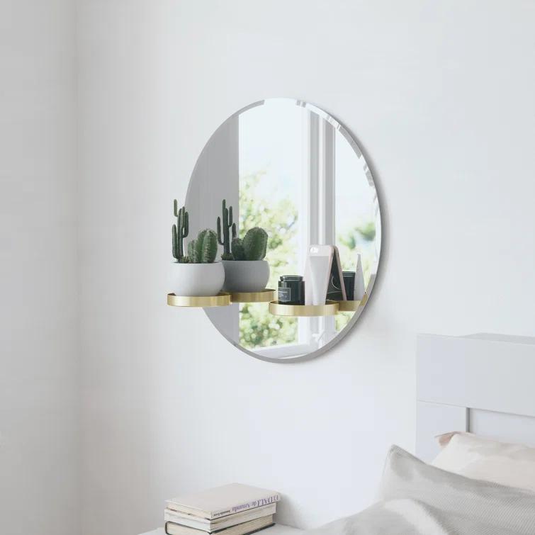 Perch Wall Mirror And Shelves
