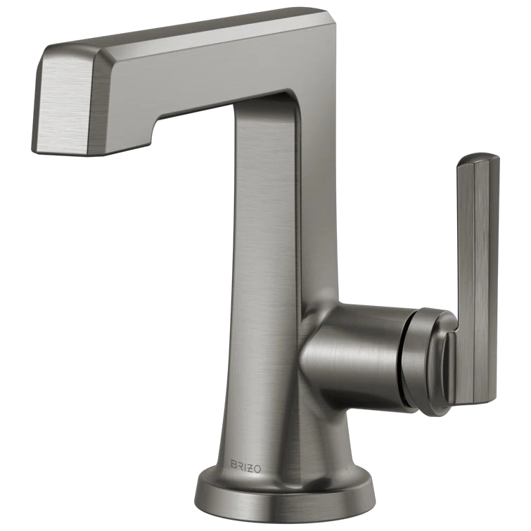 Levoir Luxe Gold Single-Handle Angular Spout Bathroom Faucet
