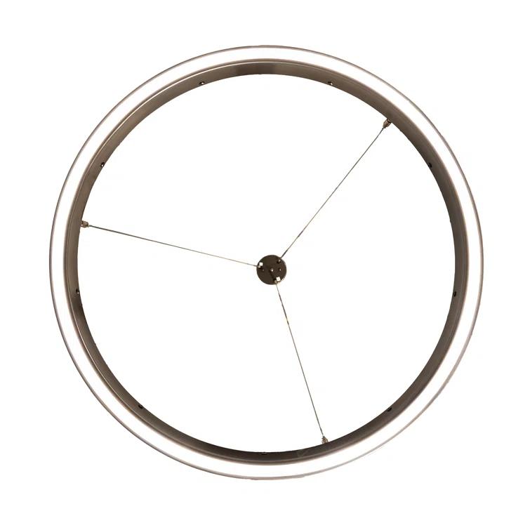 Orren Ellis Keymiyah 1 - Light Bronze Metallic LED Unique/Statement Pendant