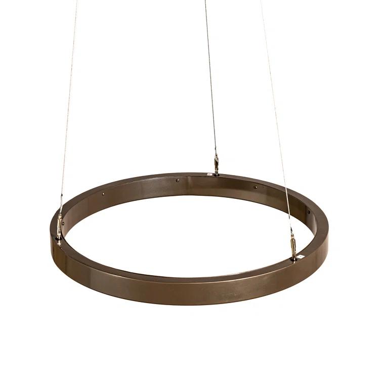 Orren Ellis Keymiyah 1 - Light Bronze Metallic LED Unique/Statement Pendant