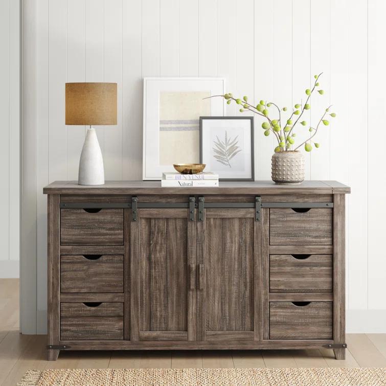 Yoji 60'' Solid Wood Sideboard