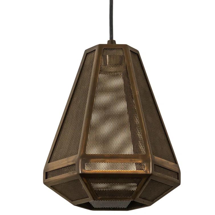 Williston Forge Waylen 1 - Light Antique Copper LED Unique/Statement Pendant