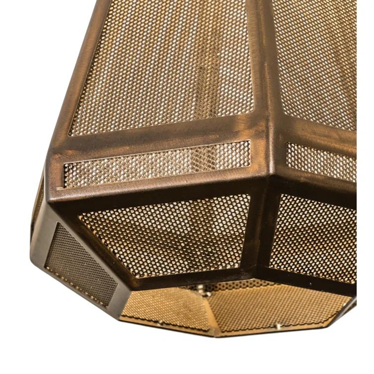 Williston Forge Waylen 1 - Light Antique Copper LED Unique/Statement Pendant