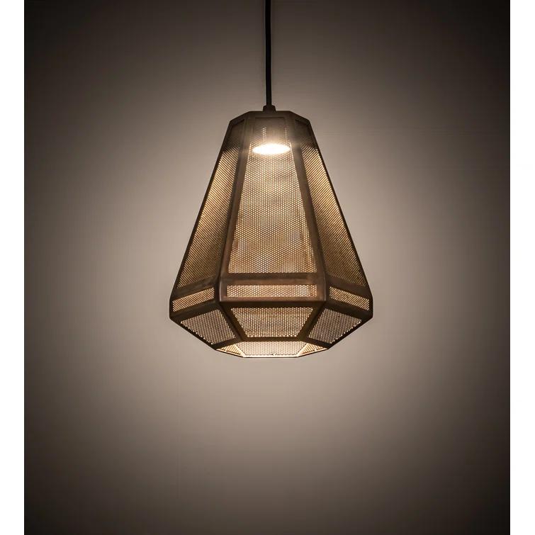 Williston Forge Waylen 1 - Light Antique Copper LED Unique/Statement Pendant