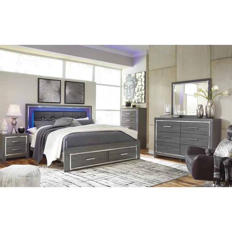 Layeska 60.5'' W 6 - Drawer Dresser with Mirror