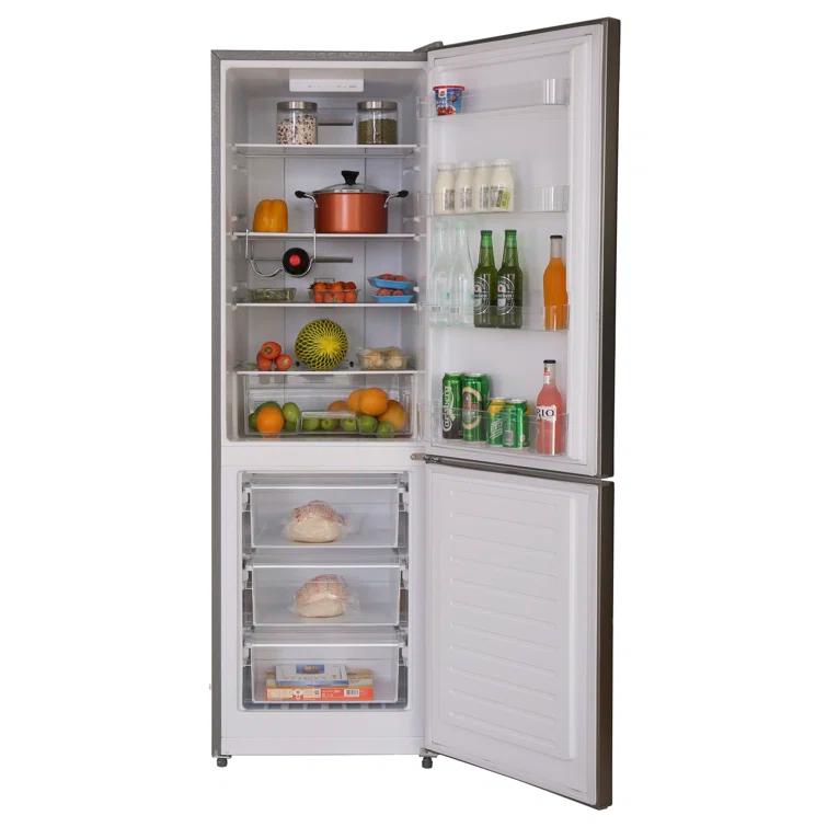Equator Advanced Appliances Conserv 11cf Bottom Freezer Refrigerator 24in w/ WINE RACK Stainless 110V			 MDRF359WE