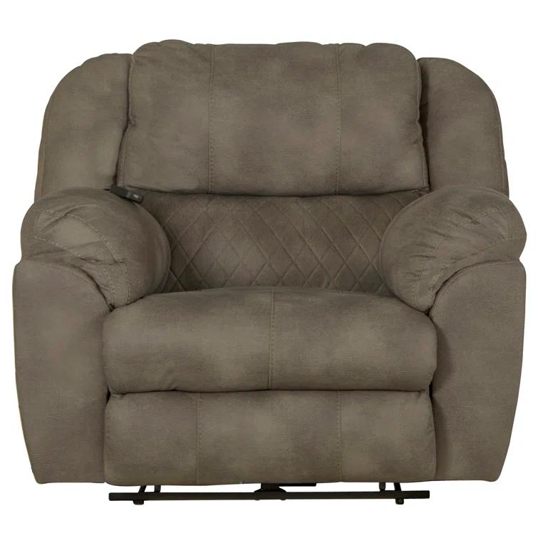Booher Power Lay Flat Recliner with Adjustable Headrest & Lumbar and Therapeutic Heat & Massage
