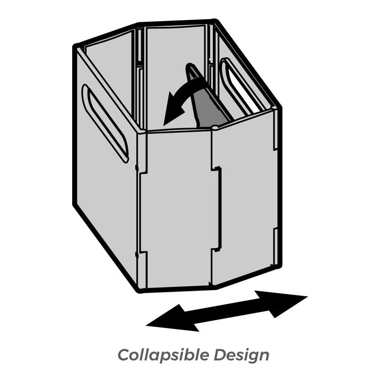 Mini 6-Cube Desktop or Wall Mount Organizer