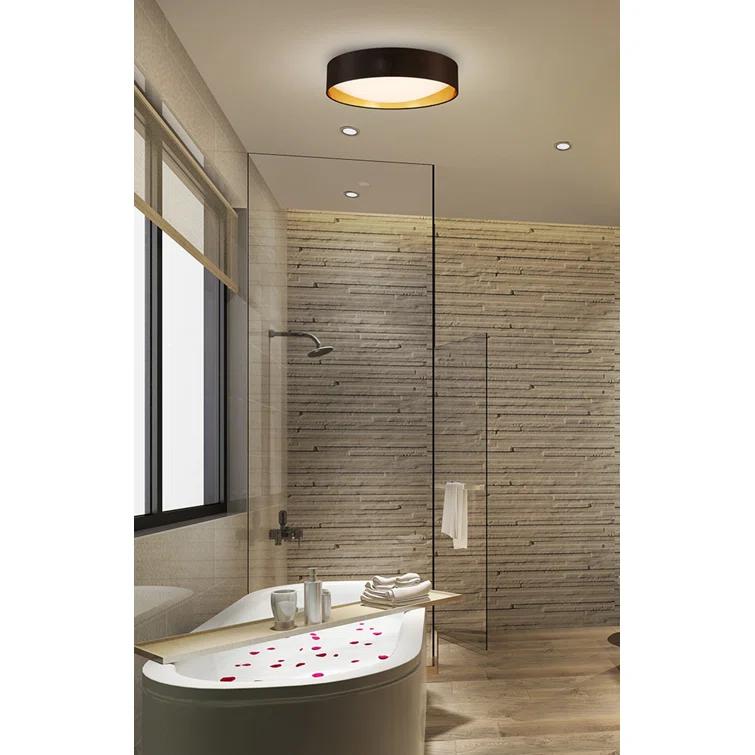 Murphie Single Light Fabric LED Flush Mount