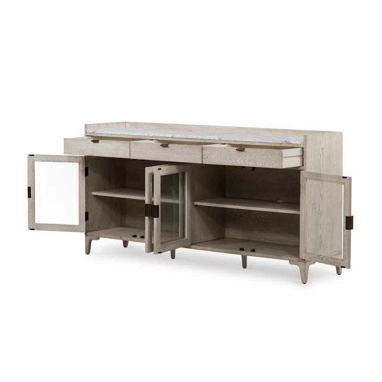 Ryden Curio Sideboard - White Oak