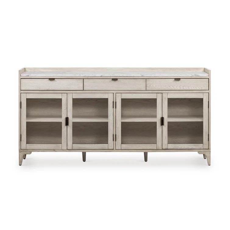 Ryden Curio Sideboard - White Oak
