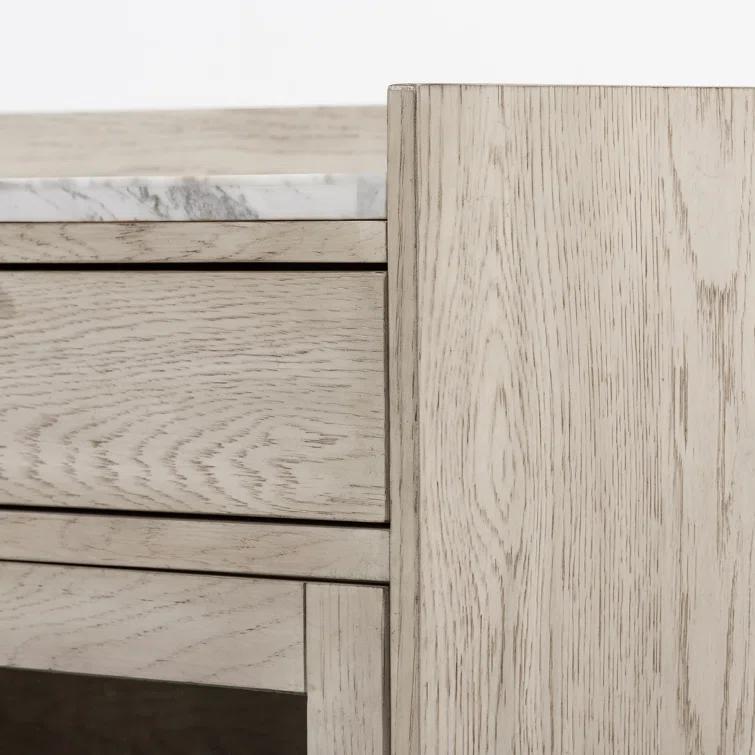 Ryden Curio Sideboard - White Oak