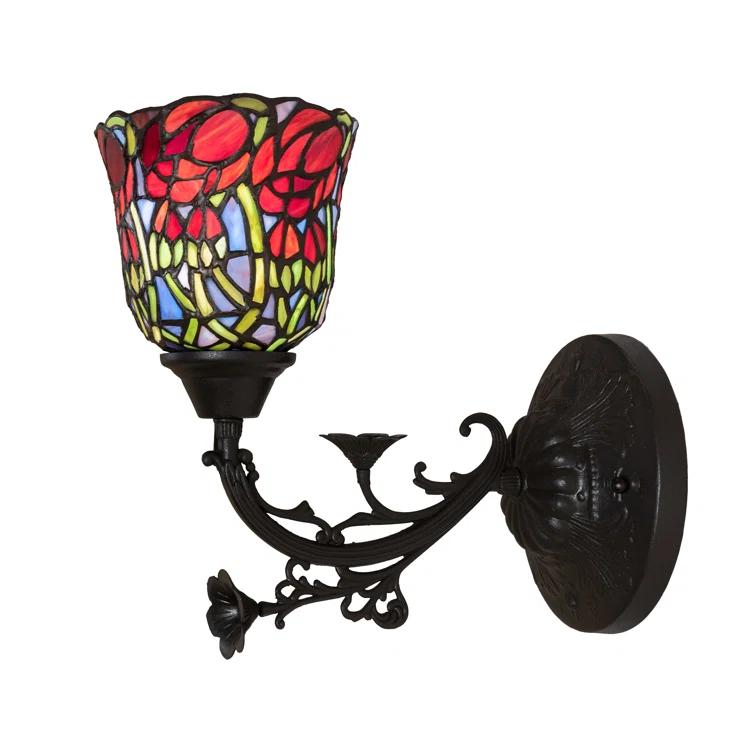 Rosebud Copper Armed Sconce