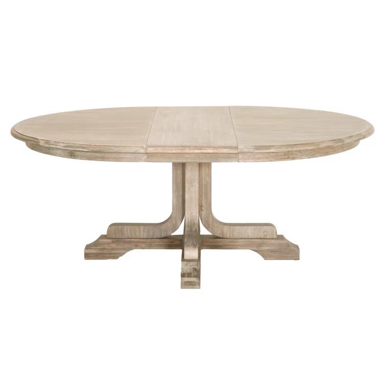 Torrey Oval Solid Wood Base Dining Table