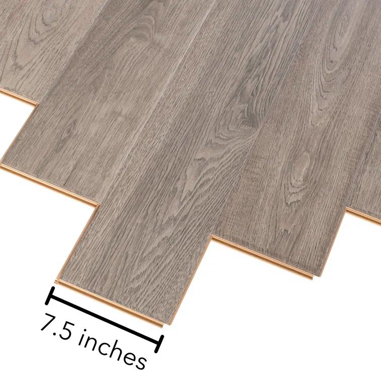 Mohawk Mohawk Elite Gibbonburg Waterproof Laminate Plank Flooring with Maximum Scratch Protection and Pressed Hydroseal Edge, 7.5" X 54.68" X 12MM